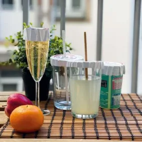 Couvercle de Verre Anti-Intrusion Personnalisable | Protection Boissons