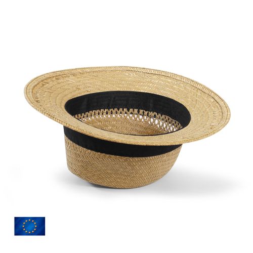 Chapeau Panama en Paille Dorée Personnalisable - Fabrication Européenne