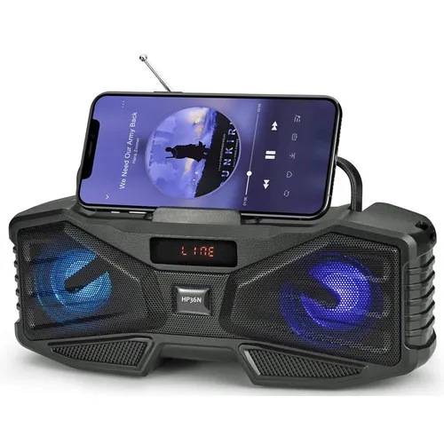 ENCEINTE PORTABLE MULTIMÉDIA. SANS FIL COMPATIBLE BT