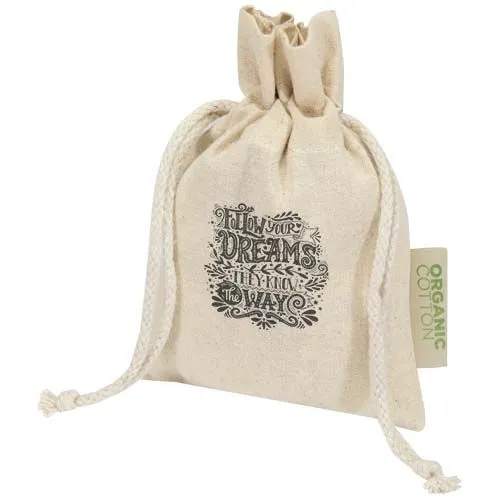 Sac Cadeau Bio OCS Coton 140g/m² 15x10cm - Personnalisable