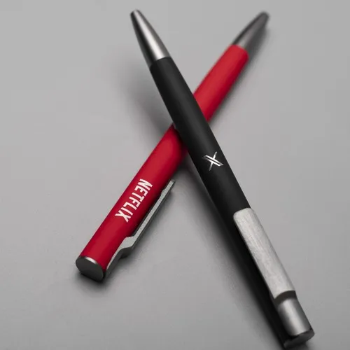 AIIE Stylo bille Alu Recylé rubber Rouge FR