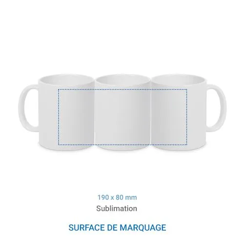 Mug BUDGET blanc - 325 ml