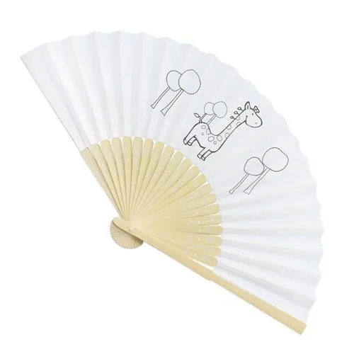 ÉVENTAIL GIRAFE "CHILDREN"