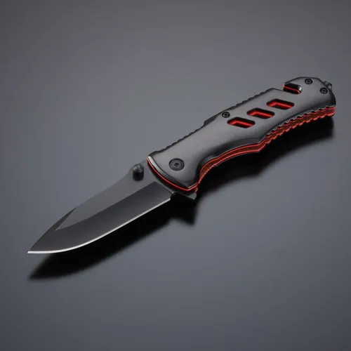 Couteau d'urgence multifonction en acier titane personnalisable