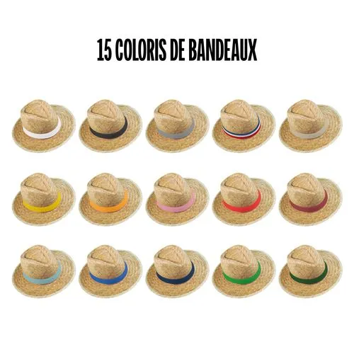 Chapeau paille bl.DOULOS