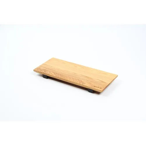 Planche à Sushi Bois Mixte Personnalisable - Frêne et Noyer 30x12cm