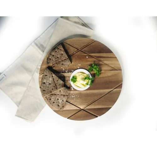 Planche à Sushi Bois Mixte Personnalisable - Frêne et Noyer 30x12cm