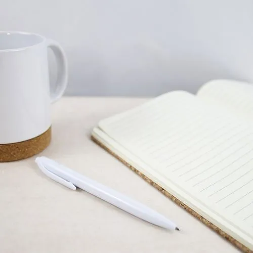 Stylo à bille BUDGET - Blanc