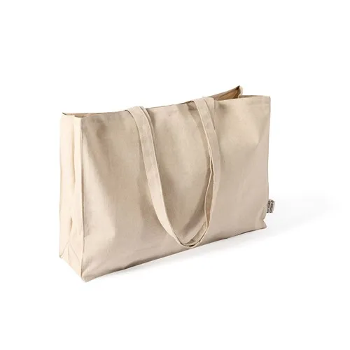 Sac Shopping Coton Recyclé 220g - Anses Longues Oversize