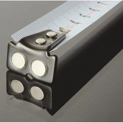 Mètre Ruban Chromé Magnétique Premium - Personnalisable