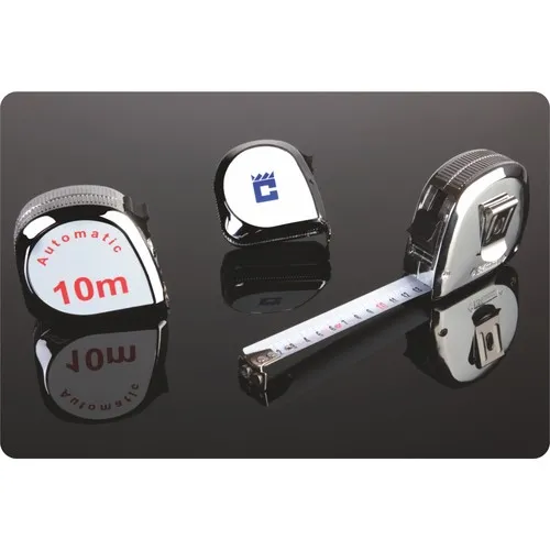 Mètre Ruban Chromé Magnétique Premium - Personnalisable