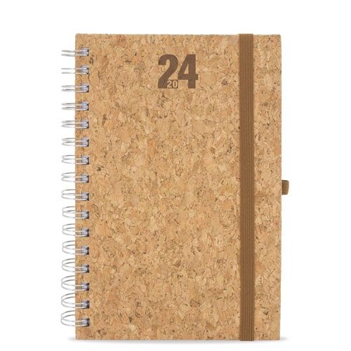 Agenda Éco-Responsable avec Couverture Liège - Personnalisable