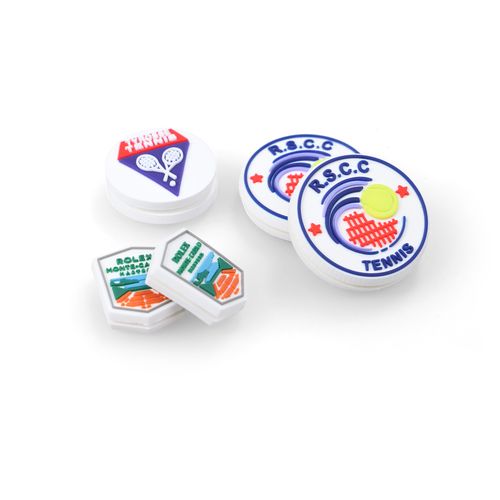 Anti-vibrateur personnalisé pour raquette de tennis - PVC injecté