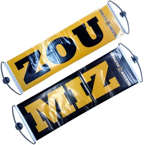 Drapeau Publicitaire Rétractable Main Personnalisé - Sérigraphie