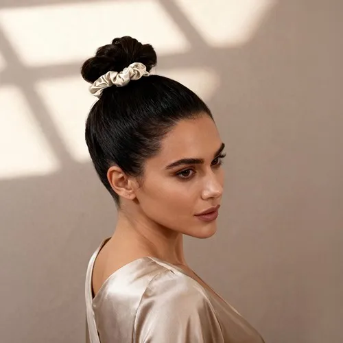 Set de 2 Chouchous Personnalisables en Polyester - Sachet Inclus