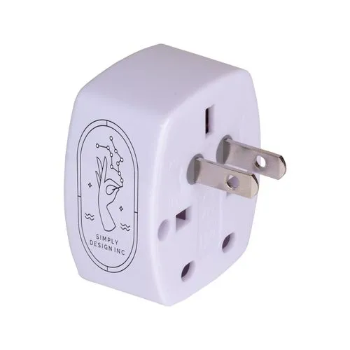 Adaptateur de voyage international de qualité supérieure - 5 en 1 avec USB