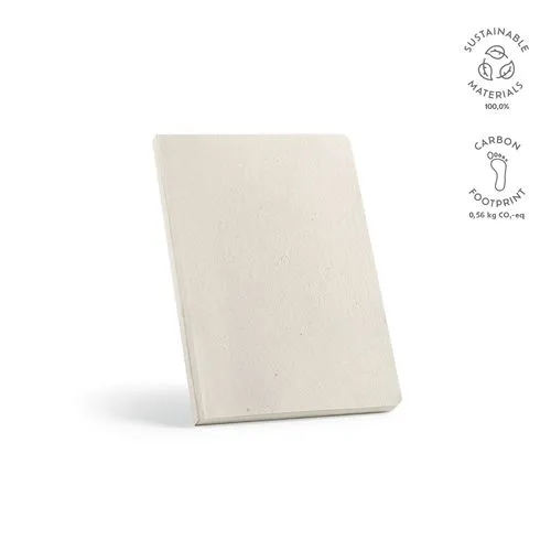 Carnet Austen couverture en chanvre, 196p recyclées 80g/m²