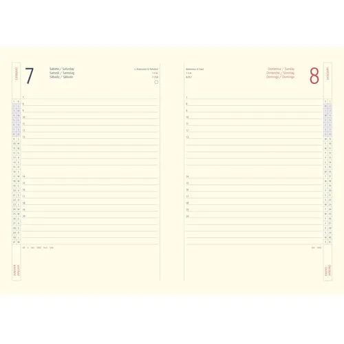 Agenda A5 Simili Cuir Personnalisable – Fabrication Italienne