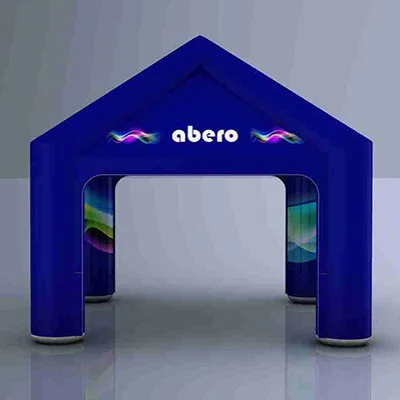 Tente Gonflable Personnalisable - Structure Autoportante 4x4m à 8x8m