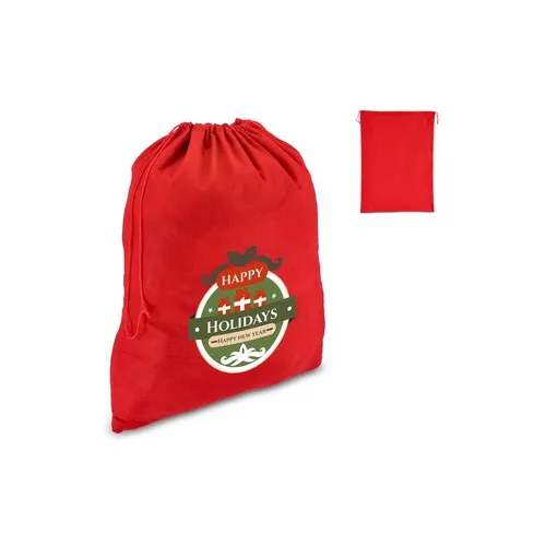 Sac cadeau en feutre 50x70cm personnalisable - Cordon de serrage