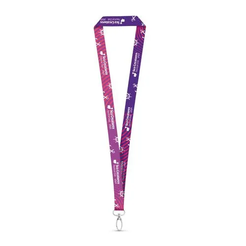 Lanyard Personnalisé en Polyester Recyclé avec Porte-Badge