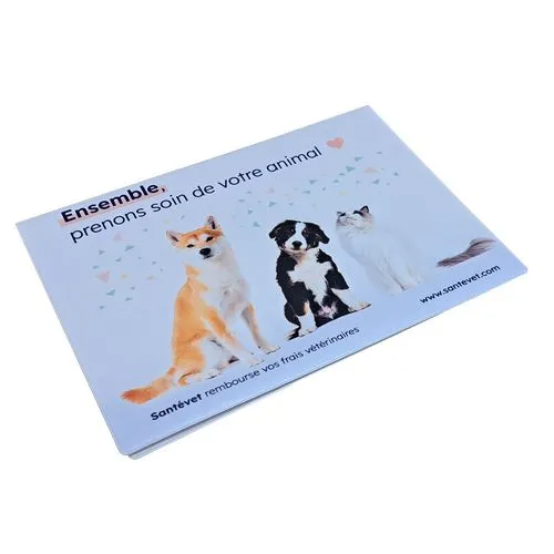 Pochette Vétérinaire 2 Volets Personnalisable - Fabrication Française