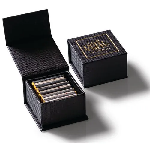 Écrin 6 Carrés de Chocolat Personnalisables - Cadeau d'Entreprise