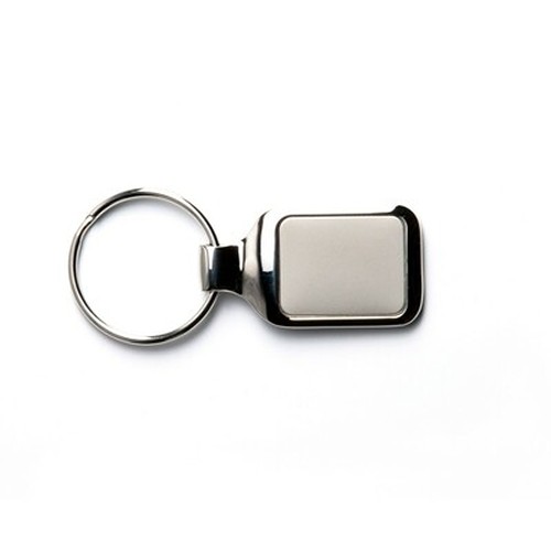 Porte-clés Rectangulaire Métal avec Coffret Cadeau - Personnalisable