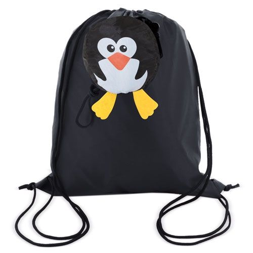 Sac à dos pliable à cordon avec mousqueton personnalisable