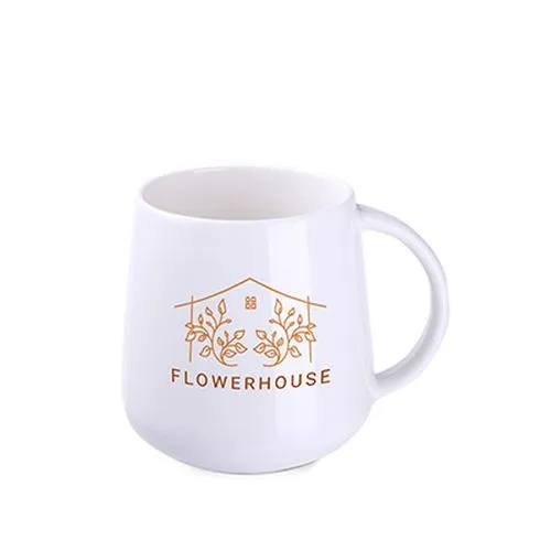 Mug Publicitaire Blanc Personnalisable - Grande Surface de Marquage