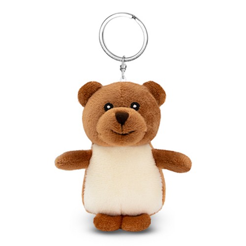 Porte-clés Ours en Peluche Personnalisable - Cadeau Publicitaire
