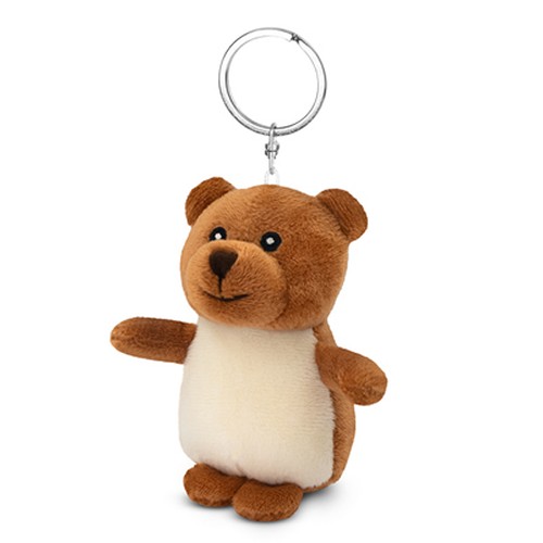 Porte-clés Ours en Peluche Personnalisable - Cadeau Publicitaire