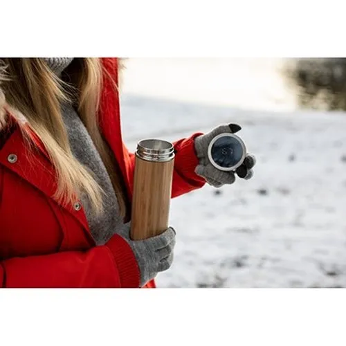 Thermos en bambou 500 ml avec infuseur et affichage numérique de la température | Georgia