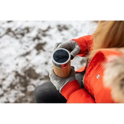 Thermos en bambou 500 ml avec infuseur et affichage numérique de la température | Georgia