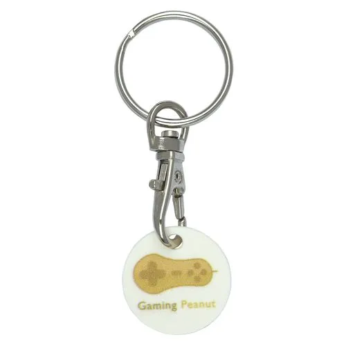 Jeton de Caddie Personnalisé en Plastique Recyclé - Porte-clés Écologique