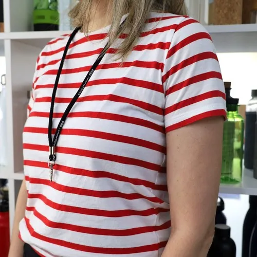 Lanière Tubulaire Personnalisée avec Mousqueton - Dès 50 ex.