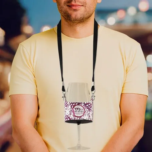 Lanière Tubulaire Personnalisée avec Mousqueton - Dès 50 ex.