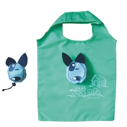 Sac Shopping Pliable Chien - Personnalisable par Sérigraphie