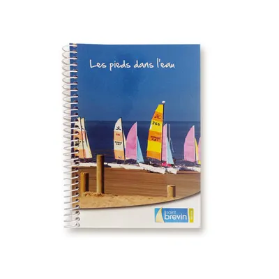Cahier à spirales personnalisé par sérigraphie