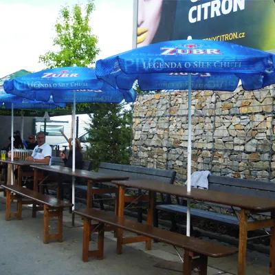 Parasol Asymétrique Publicitaire 200cm - Personnalisable