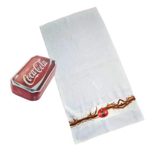 Serviette de bain compacte personnalisée broderie 5000 points 50x90cm