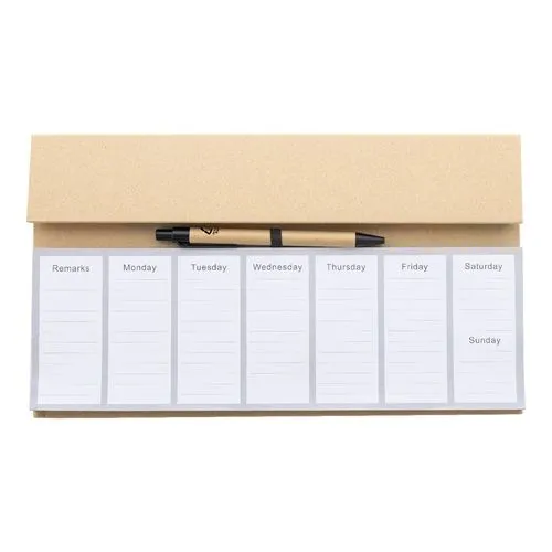 Agenda hebdomadaire Weeknot