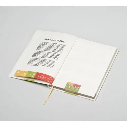 Agenda Mindnotes® en couverture rigide de papier pomme