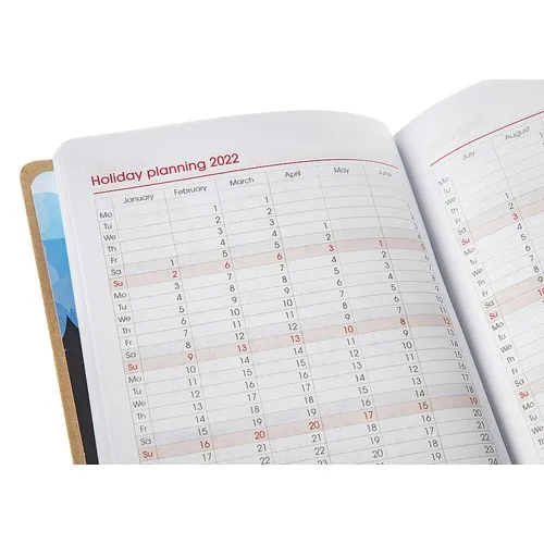 Agendas en papier recyclé