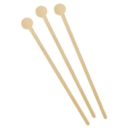 Agitateur Long Drink 15 cm en bois naturel.15 cm. Non personnalisé
