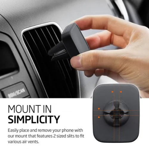 Allo2, Support voiture aimanté pour smartphone * STOCK FRANCE *