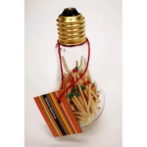 Allumettes dans une ampoule