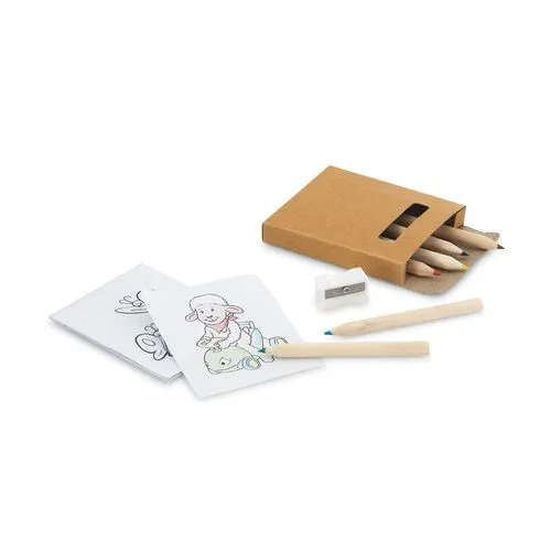 ANIM. Set de coloriage dans une boîte carton