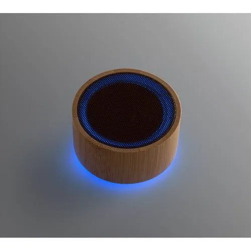 ARBER. Enceinte portable 3W avec autonomie de 4h en bambou et ABS recyclé (100 % rABS)