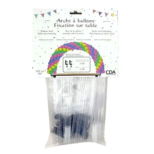 Arche à ballons fixation sur table H120 cm